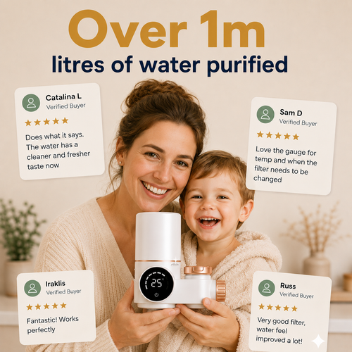 Sereva Baby Bath Filter: Silver